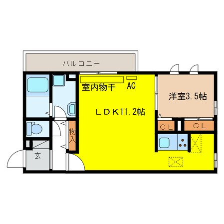 メイユール東丸の物件間取画像